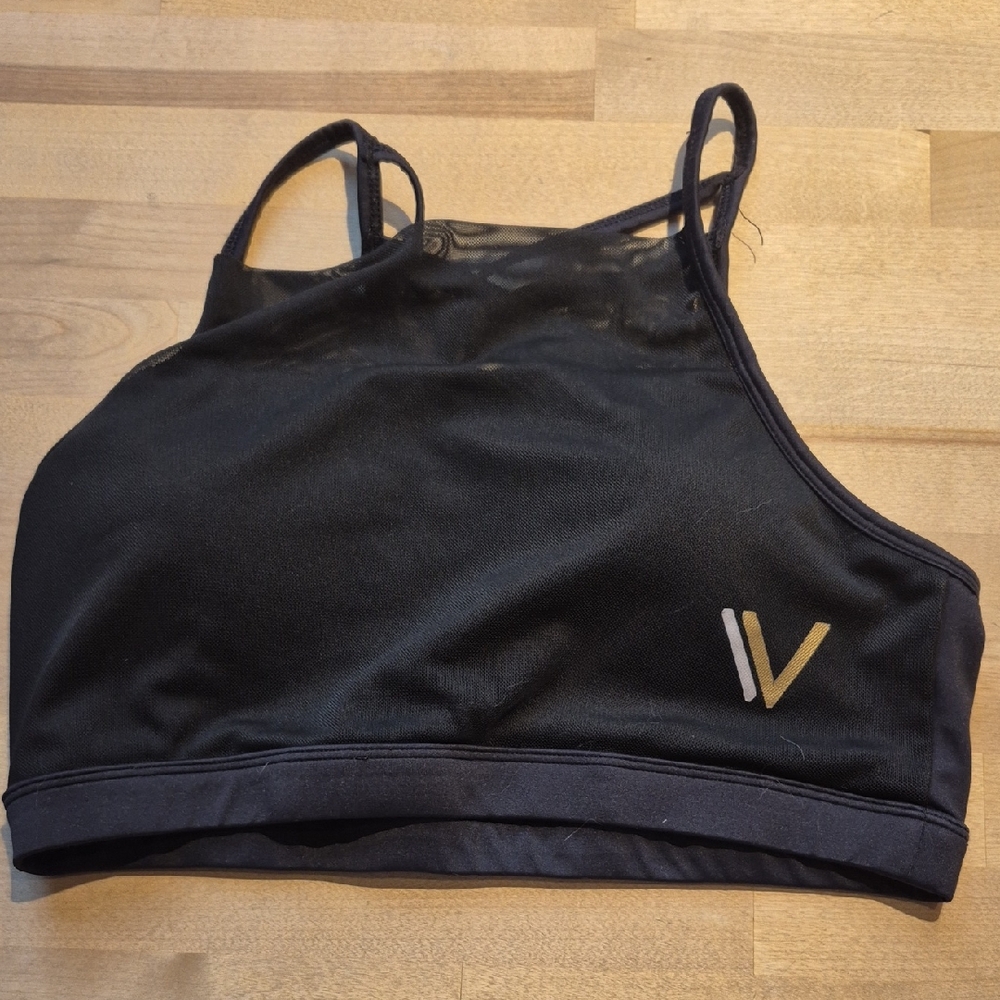 VULL SPORT Women's Black Sports Bra